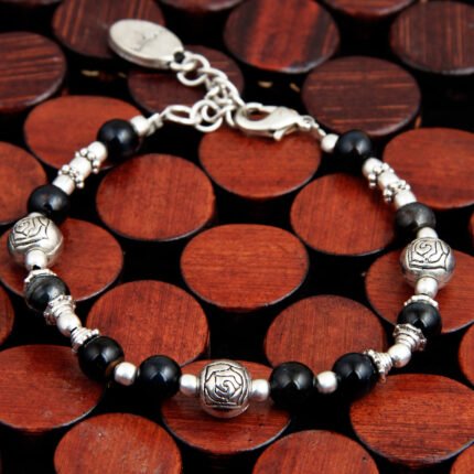 GGL Blue Tiger Eye Lobster Claw Clasp Bracelete For Women & Girls