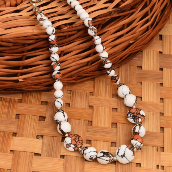 beads necklace, gemstone beads necklace, gemstone necklace