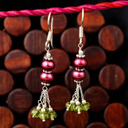 GGL Dyed Freshwater Pearl Earrings For Women