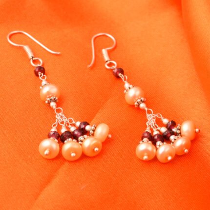 GGL Gratifying 2 inches Pearl Earrings For Women