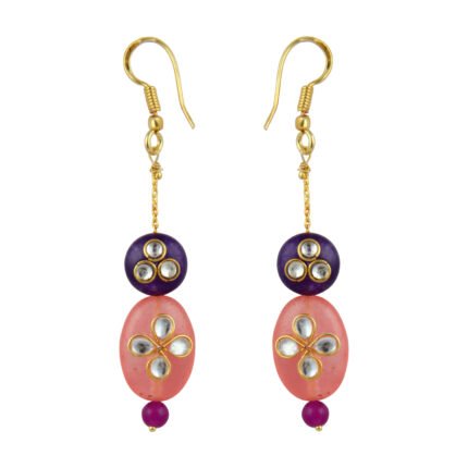 GGL Attention Grabbing Jade Beads Earrings for Women