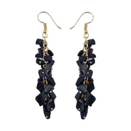 GGL Enthrall Sunstone Beads Earrings for Women